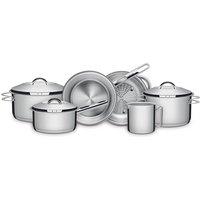 Tramontina Stainless Steel 6-Piece Cookware Set, Silver