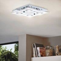 Eglo Square Chrome Ceiling Light