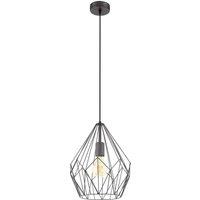 Eglo Geometric Black Pendant, Black
