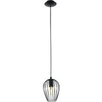 Eglo Rounded Black Pendant, Black