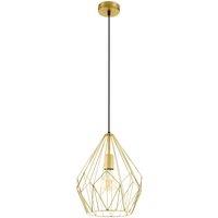 Eglo Carlton Geometric Gold Pendant, Gold