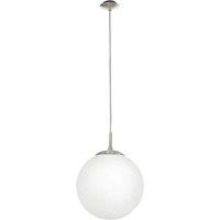 Eglo Rondo Opal Globe Single Pendant Medium, White