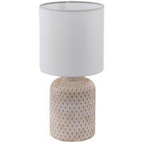 Eglo Bellariva Creme Ceramic Table Lamp, White