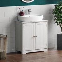 Bath Vida Priano 2 Door Under Sink Cabinet, White
