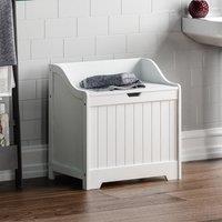 Bath Vida Priano Laundry Chest - White, White