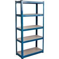Home Vida 5 Tier Shelf Blue, Blue