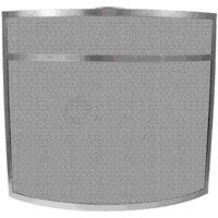 Fire Vida Buckton Fire Guard Nickel, Silver