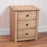 Vida Designs Panama 3 Drawer Bedside Chest