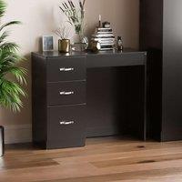 Vida Designs Riano Dressing Table, Black, Black