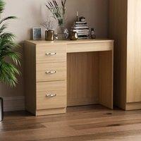 Vida Designs Riano Dressing Table, Pine, Brown