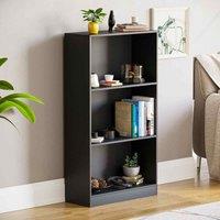 Cambridge 3 Tier Medium Bookcase Black