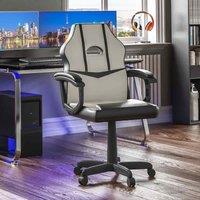 Comet Racing Gaming Chair White And Black