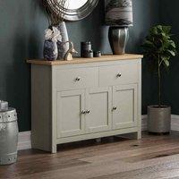 Vida Designs Arlington 2 Drawer 3 Door Sideboard Grey, Grey
