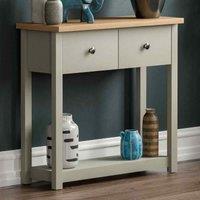 Arlington 2 Drawer Console Table Grey, Grey