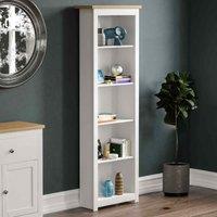 Arlington 5 Tier Bookcase White, White