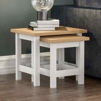 Arlington Nest Of Tables White, White
