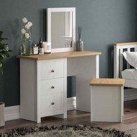 Arlington Dressing Table Set White, White