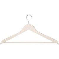 Premier Housewares Clothes Hangers, Set of 20 - Matte White, White