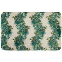 Premier Housewares Soak Bath Mat Winter Palm Leaf - Green, Green