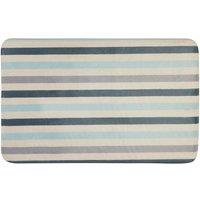 Premier Housewares Soak Bath Mat - Coastal Stripe Design, Multi