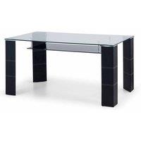 Julian Bowen Greenwich Glass Dining Table, Clear