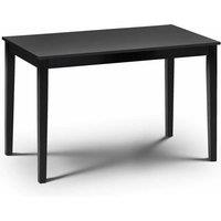 Julian Bowen Hudson Dining Table - Black