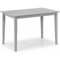 Julian Bowen Kobe Compact Rectangular Table - Torino Grey, Grey