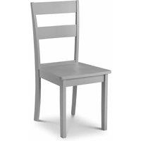 Julian Bowen Set Of 2 Kobe Dining Chairs, Grey