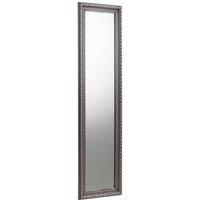 Julian Bowen Allegro Pewter Dress Mirror, Silver