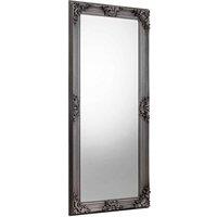 Julian Bowen Rococo Pewter Lean-to Dress Mirror, Silver