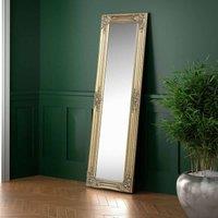 Julian Bowen Palais Gold Dress Mirror, Gold