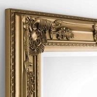 Julian Bowen Palais Gold Lean-to Dress Mirror, Gold