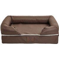 Bunty Small Cosy Couch Mattress Dog Bed - Brown, Brown