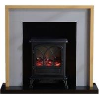 Focal Point Fires 1.5kW Rockford Electric Stove Suite - Grey, Grey