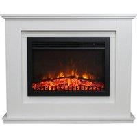 Focal Point Fires 2kW Medford LED Electric Suite - White, White
