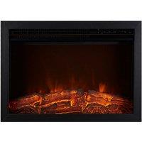Focal Point Fires 2kW Medford Electric Inset Wall Fire - Black, Black
