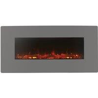 Focal Point Fires 1.5kW Pasadena LED Electric Fire - Grey, Grey