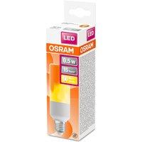 Osram 0.5W Frosted Flame Flicker Decorative E27 Stick LED Bulb - Multi Coloured