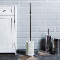 Bath Vida Folding Toilet Paper Holder - Silver, Silver