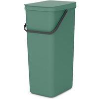 Brabantia Sort & Go Recycle Bin, 40L - Green, Green