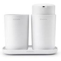 Brabantia Renew Bathroom Accessory Set Of 3 - White, White