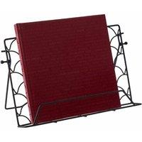 Premier Housewares Small Cookbook Stand, Matte Black Finish, Metal Wire, Black