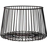 Premier Housewares Fruit Basket, Matte Black Finish, Small, Black