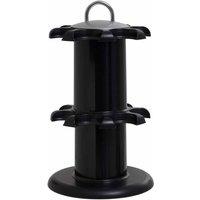 Premier Housewares 2 Tier Spice Rack Black, Black