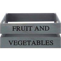 Maison Fruit and Vegetables Crate, Grey, Grey