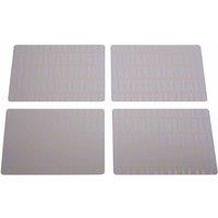 Frosted Deco Frosted Deco Placemats, Set of 4, Purple, Purple