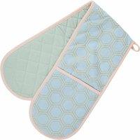 Frosted Deco Oven Glove, Double, 100% Cotton, Multi