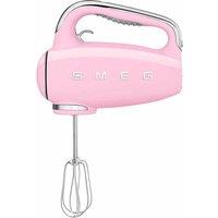 Smeg HMF01PKUK 50s Retro Style 250W Electric Hand Mixer - Pink, Pink