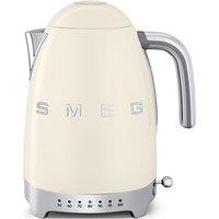 Smeg KLF04CRUK 50s Retro Style 1.7L 3KW Jug Kettle with Variable Temperature - Cream
