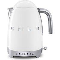 Smeg KLF04WHUK 50s Retro Style 1.7L 3KW Jug Kettle with Variable Temperature - White, White